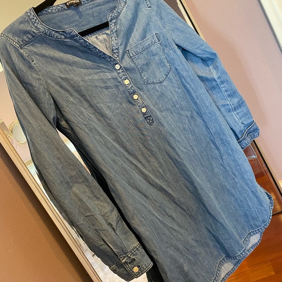 Express Jean Dress- Small - Picture 1 of 3